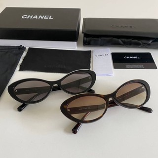 Chanel Sunglasses ใหม่มากแม่ มี 2 สี เลนส์ดำ(กรอบดำ) / เลนส์สีชา