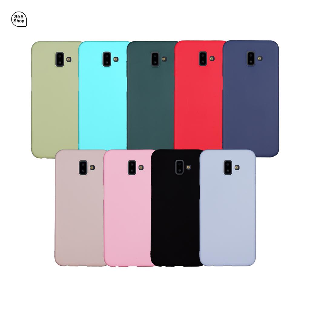 เคส Samsung Galaxy J6 Plus เคสซิลิโคนนิ่ม สีพาสเทล TPU บาง