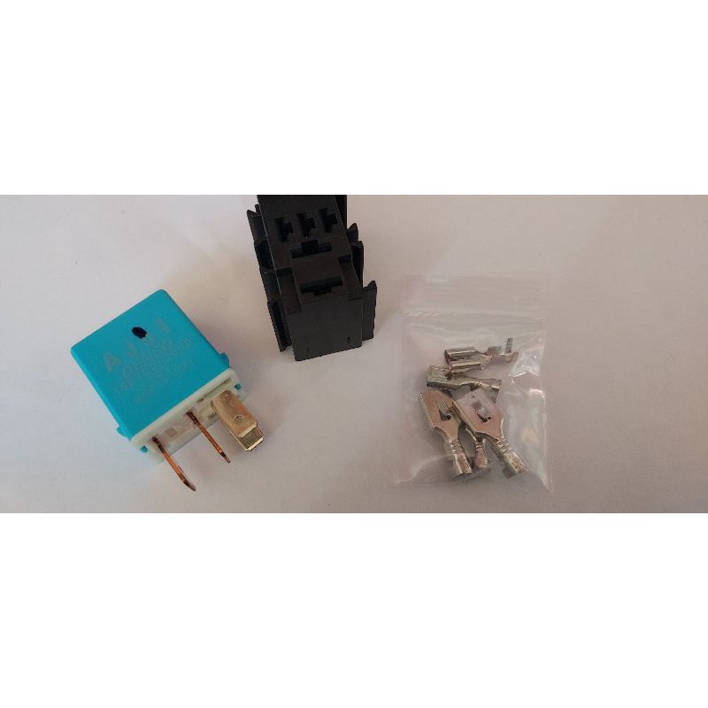 รีเลย์12v4ขาตัวเล็ก#คละสี+ปลั๊กรีเลย#เชียงกง