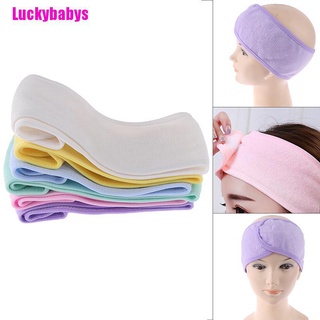 (Luckybabys) อุปกรณ์ทําผม ที่คาดผมอาบน้ํา 1 ชิ้น