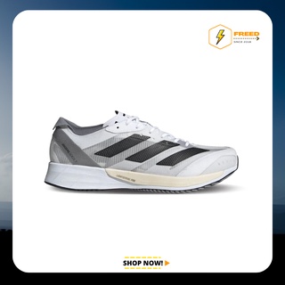 Adidas Adizero Adios 7 "White" รุ่น GX6646 รองเท้าวิ่งผู้ชาย รองเท้าวิ่งมาราธอน รองเท้าวิ่งadidas