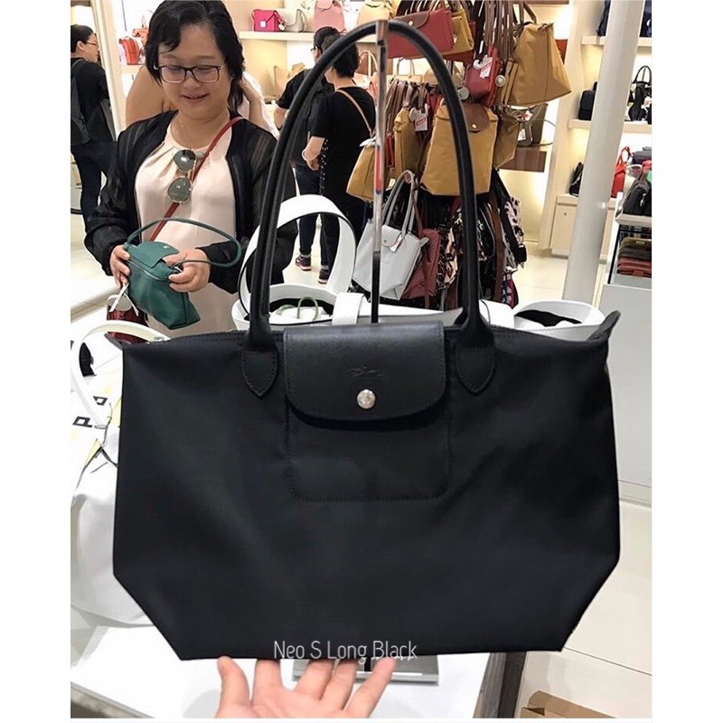 Longchamp Neo ไซส์ S หูยาว รุ่นใหม่ สี Black