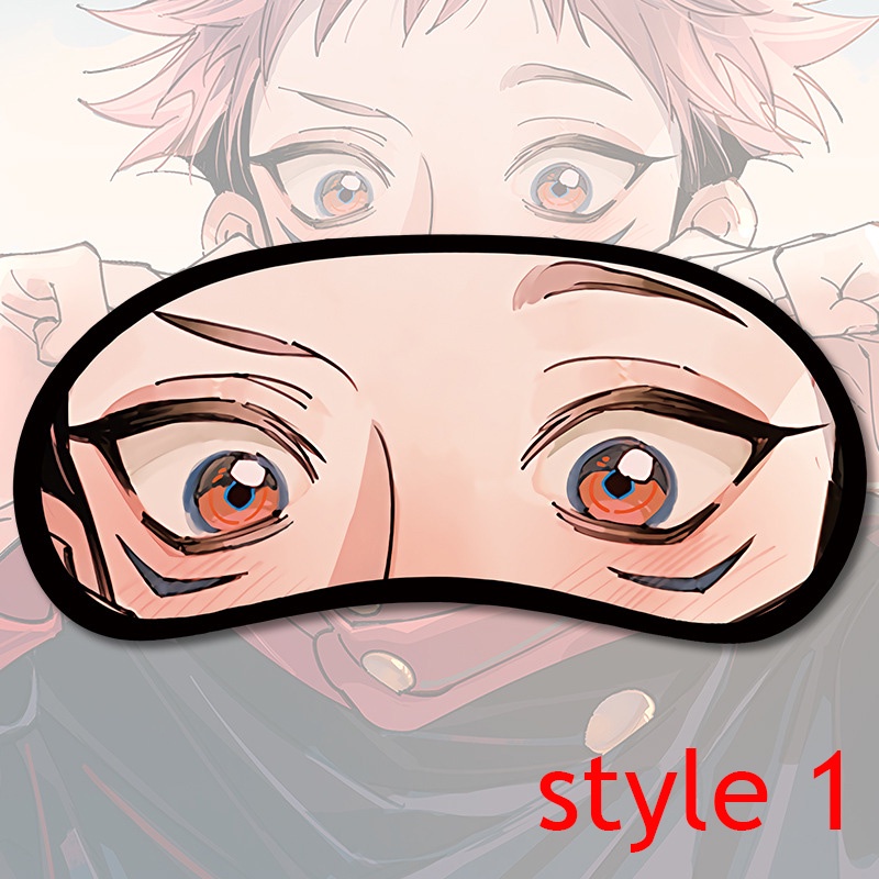 หน้ากากปิดตานอนหลับอะนิเมะ Jujutsu Kaisen Eyeshade Gojo Satoru Itadori Yuji