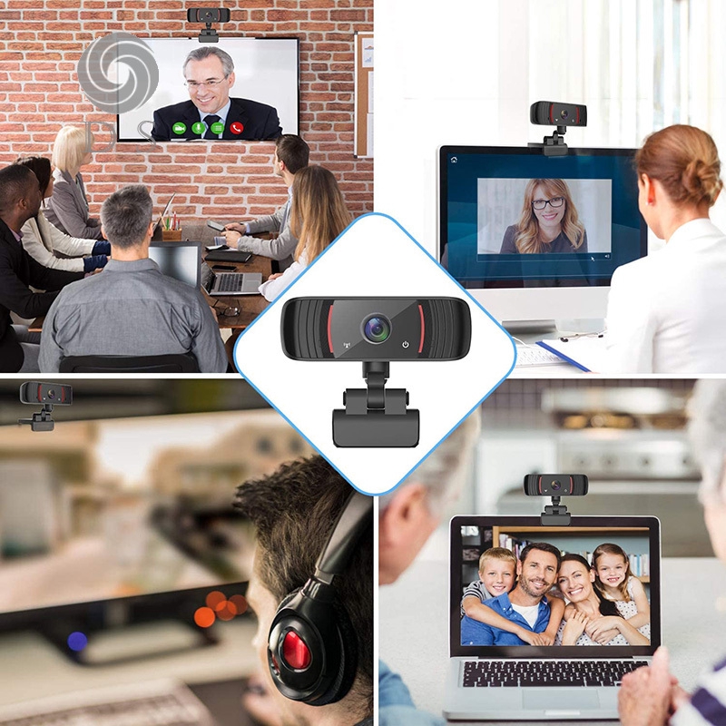 1080P HD Webcam Computer Web Camera with Microphone for Desktop Laptop ...