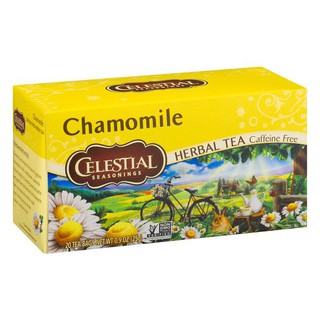 Celestial Seasonings Herbal Tea Chamomile (USA Imported) เซเลสเทล คาโมมายส์ 1.7g. x 20 tea bags