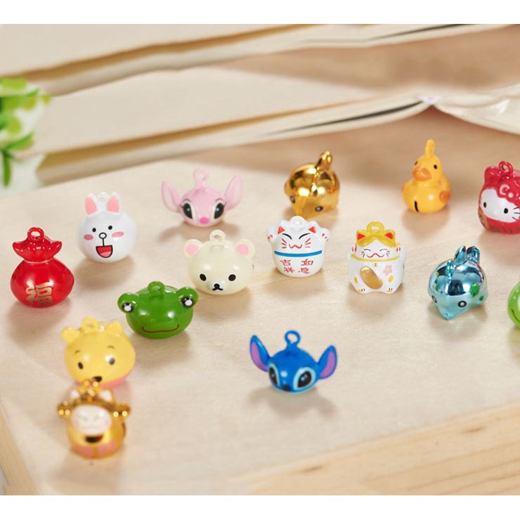พร้อมส่ง กระพรวนลายการ์ตูน กระพรวนสัตว์เลี้ยง กระดิ่งการ์ตูน กระดิ่งแมว กระดิ่งสุนัข cartoon bell