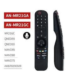 ใช้สําหรับ LG Magic Voice AN-MR20GA MR21GA/ MR21GC ใช้สําหรับ LG 2017 2018 2019 2020 2021 4K UHD สมาร์ททีวี UN7100 UN7200 UN7300 UN8000 NANO086 NANO9