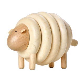 PlanToys 5150 Lacing Sheep ของเล่นไม้แกะร้อยรูปทรง