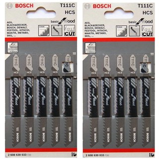 Bosch ใบเลื่อยจิ๊กซอว์ T111C - 10 ใบ