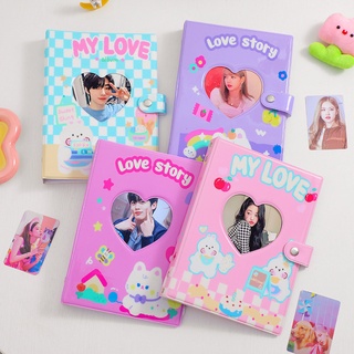 My Love Story อัลบั้มรูป แฟ้มเก็บการ์ด อัลบั้มรูปโพลารอยด์ ปกแข็ง