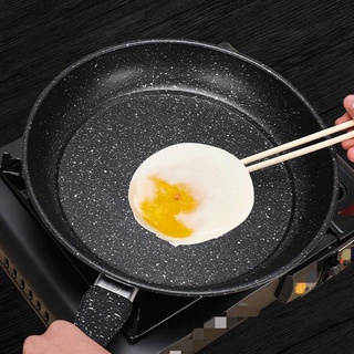 ☫✐Stone-Derived NonStick Frying Pan Coating 5 Layers Bottom Cooking Pan No Lid for Induction Cooker Gas Stove