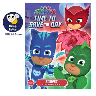 Pj Masks Time to Save the Day สมุดระบายสี กันชน สําหรับเด็ก 96 หน้า