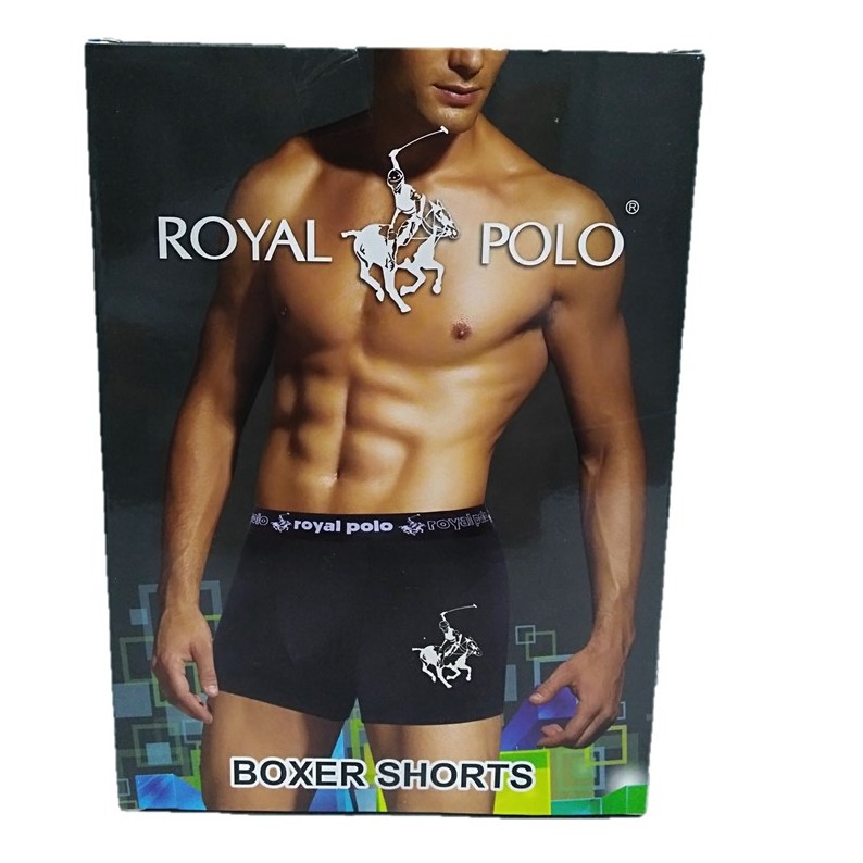 ROYAL POLO BOXER กางเกงขาสั้น 2 ชิ้น/กล่อง (8262)