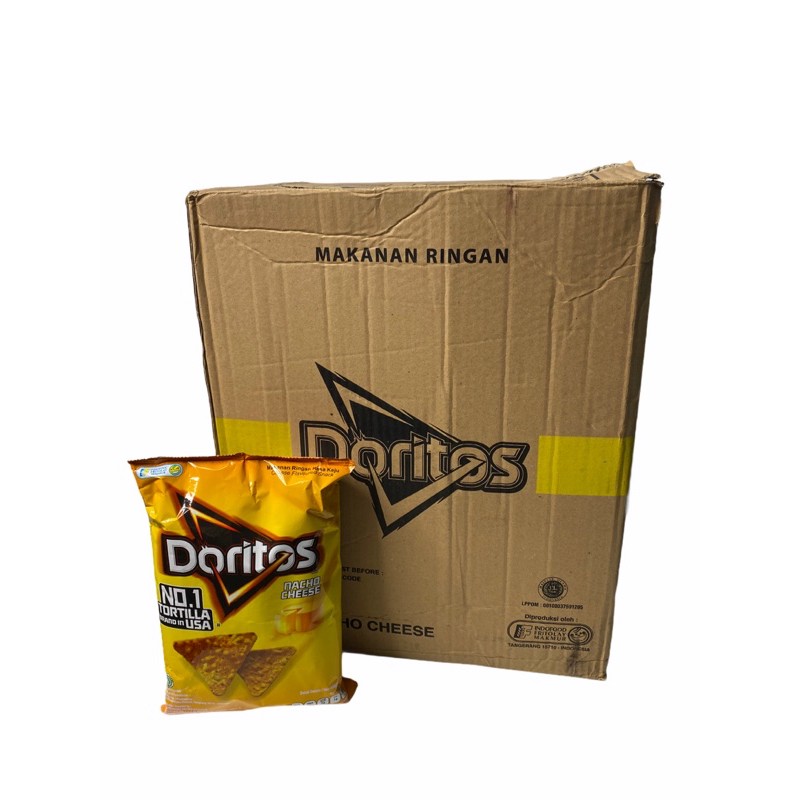 Doritos ขนมอบกรอบ 150g Nacho Cheese!! สีเหลือง.. 1ลัง/บรรจุ20แพค ราคาส่ง ยกลัง สินค้าพร้อมส่ง!!