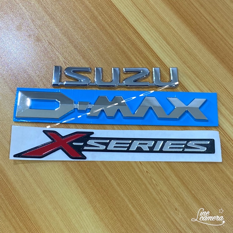 โลโก้ ISUZU + D-MAX + X-SERIES ติดท้าย ISUZU ราคายกชุด 3 ชิ้น
