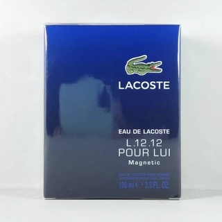 Lacoste L.12.12 Pour Lui Magnetic EDT 100ml กล่องซีล #lacoste