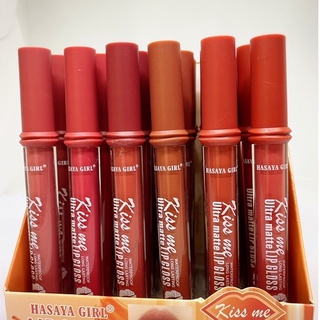 NO.70164 Kiss Beauty MATTE LIP GLAZE ลิปสติกคิสบิวตี้ ลิปเนื้อลิควิดกันน้ำสุด ลิปแมทโทนแดงก่ำ ลิปแมทจุ่ม ลิปสวยราคาเบาๆ