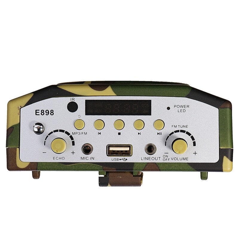 【เตรียมจัดส่ง】เสียงพกพาไร้สายรีโมทแอมป์สอนลำโพงวิทยุ FM USB รองรับบลูทูธ Bluetooth ลำโพงช่วยสอน ไมค์ช่วยสอน