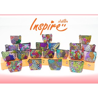 สินค้าใหม่!! ส่งฟรี กระเป๋าผ้าปักลวดลาย มีชิ้นเดียวในโลก!! Inspire by kamlangjai