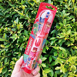 คอลเกต แปรงสีฟันแบตเตอรี่ สำหรับเด็ก Colgate® Kids Battery Powered Toothbrush PJmaks Red