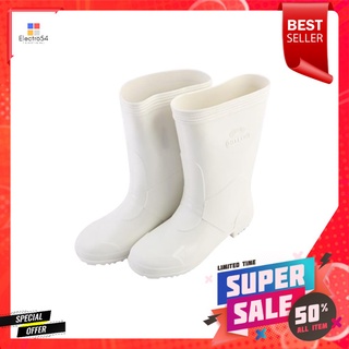 รองเท้าบูท PIPES สูง 12 นิ้ว เบอร์ 11 สีขาวRUBBER BOOTS PIPES NO.11 12IN WHITE