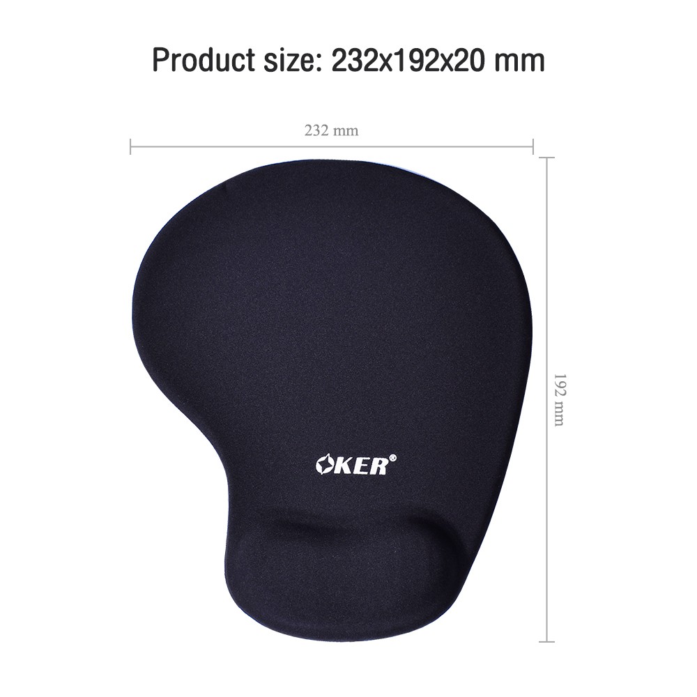 🚀ส่งเร็ว🚀 Mouse Pad OKER PA-01 แผ่นรองเมาส์รองข้อมือ เจล #DM 01