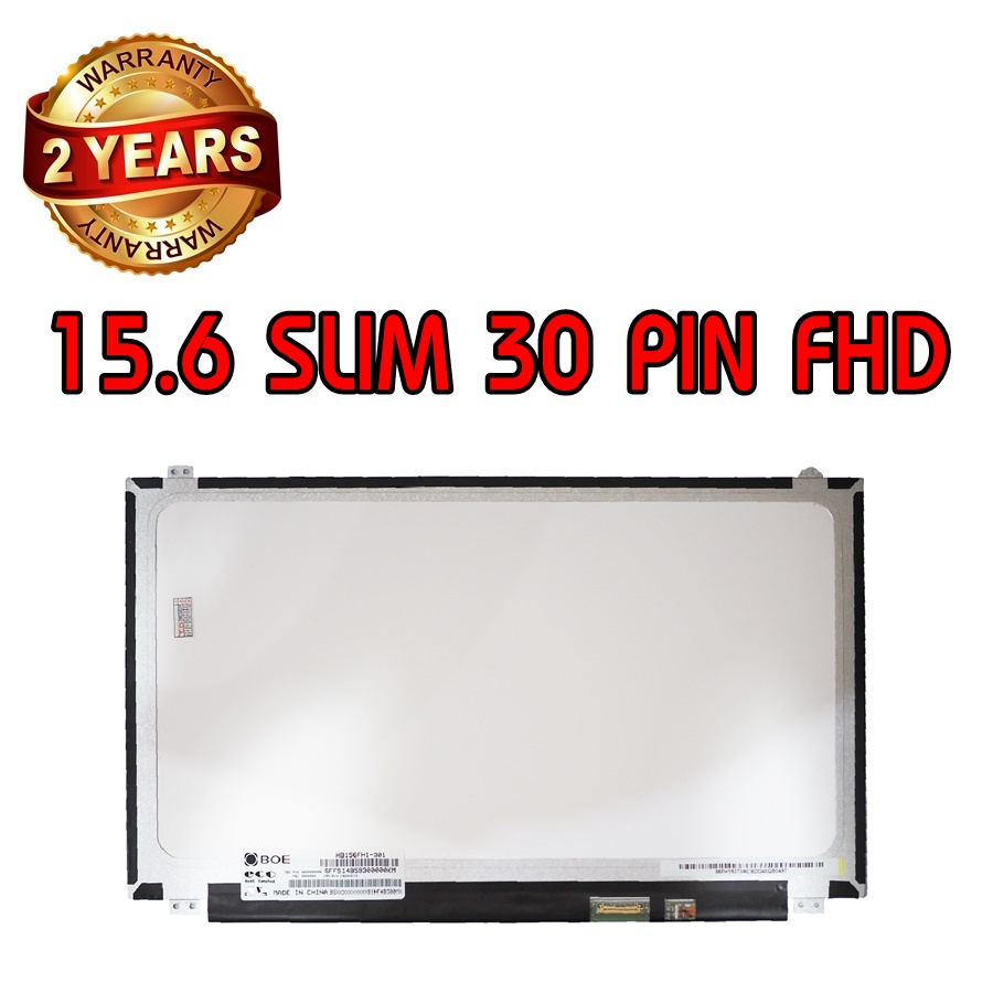จอโน๊ตบุ๊ค 15.6 SLIM 30 pin FHD (1920x1080) 15.6 นิ้ว สลิม 30 พิน 36ซม.รับประกัน 2 ปี