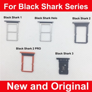 ถาดใส่ซิมการ์ด ซิมการ์ด แบบเปลี่ยน สําหรับ Xiaomi Black Shark 1 Helo 2 Pro 3 3S Xiao mi BlackShark 1 2 3 Pro Helo 3S