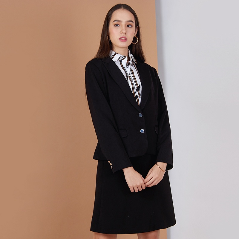 Jousse Jacket เสื้อแจ็คเก็ตเบลเซอร์ (JV1WBL)