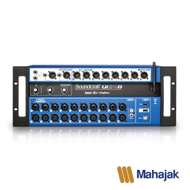 Soundcraft Ui-24R มิกเซอร์ระดับมืออาชีพ (ดำ)