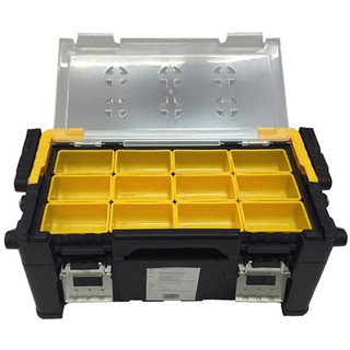 กล่องเครื่องมือ DIY Hand tools สีดำ-เหลือง TOOL STORAGE BOX HUALEI BLACK-YELLOW