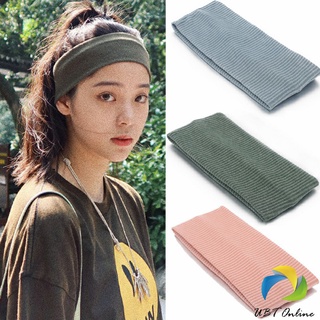 UBT ผ้าคาดผม แบบดูดซับเหงื่อ ทรงสปอร์ต  ที่คาดผมแฟชั่น sports hair band