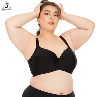 Sgarlet เสื้อในไซส์ใหญ่มีโครง ฟองน้ำบาง เก็บเนื้อส่วนเกินรอบลำตัว สีดำ MB1709