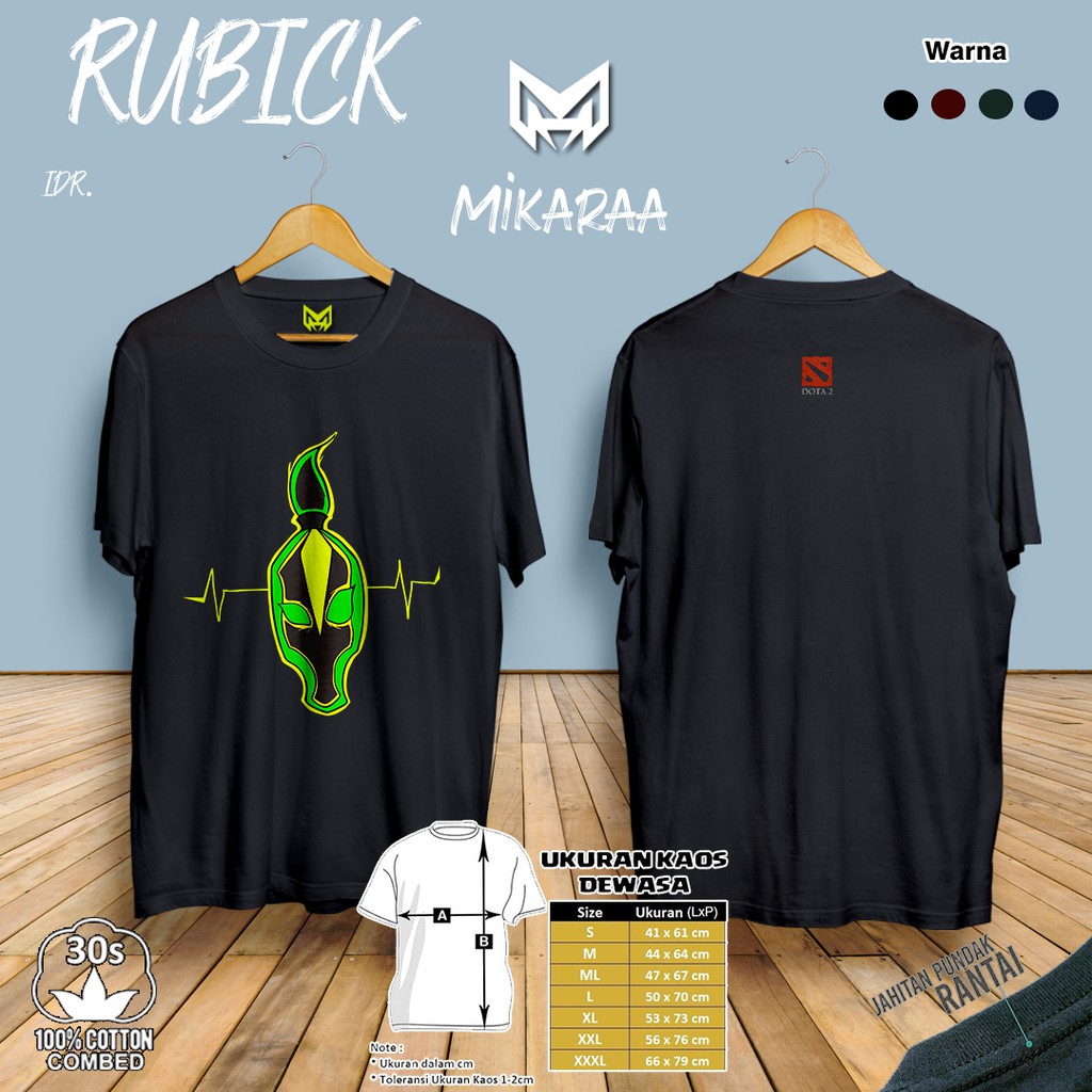 เกม Dota 2 Rubick Cotton Combed 30s Distro เสื้อยืด