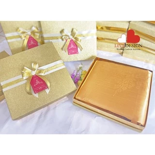 ของรับไหว้ ผ้าแพร แพ็คกล่องสีทอง คาดโบว์สุดสวย ของขวัญ ของไหว้ผู้ใหญ่ ของชำร่วย สงกรานต์ งานเกษียณ งานแต่ง พร้อมส่ง