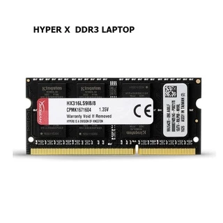 【จัดส่งในพื้นที่】Hyperx แรมโน๊ตบุ๊ค Ram DDR3L DDR3 Notebook 4GB 8GB แรม 1600Mhz PC3L 12800S 1.35V 1.5V SODIMM