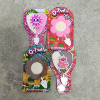 4 ชิ้น โอ ทวิน O-twin ขนมหวาน รส นม ช็อคโกแล็ต สตรอเบอรี่