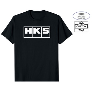 เสื้อยืด RACING เสื้อซิ่ง [COTTON 100%] [HKS]