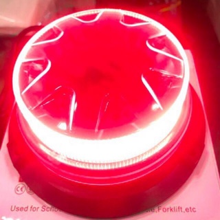 Led siren รุ่น 015 สีแดงล้วน และสีเหลืองล้วน ไฟไซเรน ติดหลังคา ฐานแม่เหล็ก Led strobe