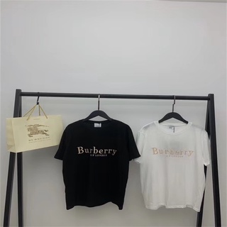 พร้อมส่ง ! Burberry ! ชุดเสื้อผ้าคู่รัก ขนาดใหญ่ แฟชั่นฤดูร้อน 2022