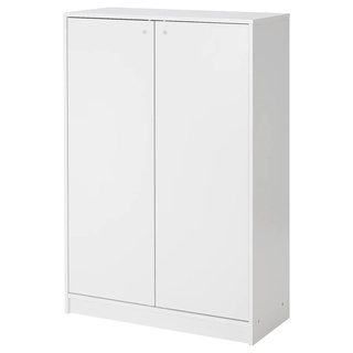 IKEA แท้ ตู้เก็บรองเท้า ตู้รองเท้า ขาว 80x35x117 ซม. KLEPPSTAD เคลปป์สตัด ตู้รองเท้าอิเกีย จัดส่งไว