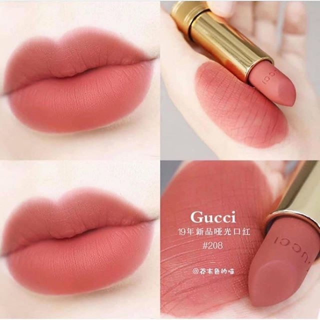 BAEWITHGLOSSY | Gucci Beauty  Rouge à Lèvres Mat Matte Lipstick | Shopee  Thailand