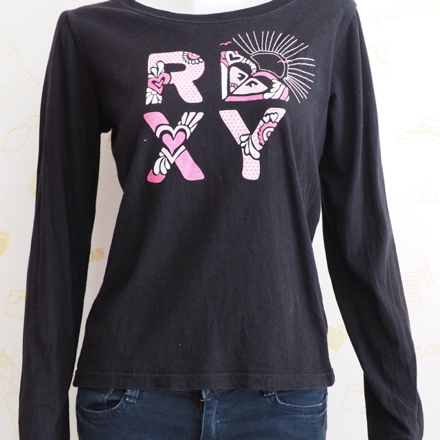 เสื้อยืดแขนยาว  roxy