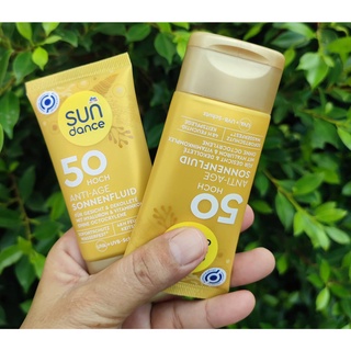 Sundance  Anti-age Sonnenfluid ครีมกันแดดทาหน้าและลำคอ SPF 50 Made in Germany ปกป้องรอยดำและริ้วรอย