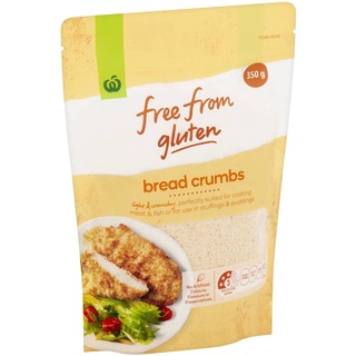 Woolworths Free From Gluten Bread Crumbs 350g. แป้ง เกล็ดขนมปัง สำหรับทอด 350 กรัม