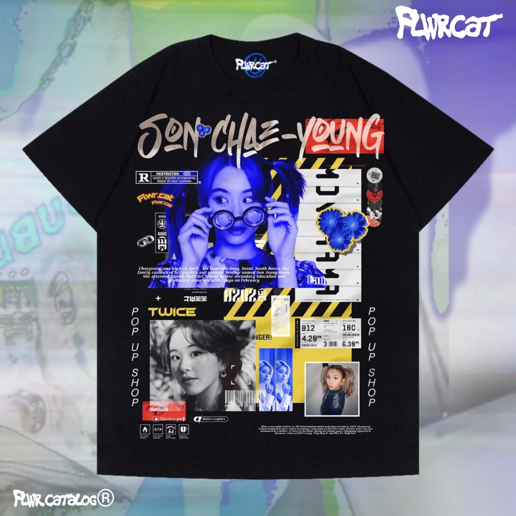 TWICE / SON CHAEYOUNG TEE / FLWRCAT