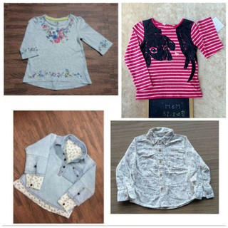 เสื้อเด็กผู้หญิงมือสอง size 100 ส7096