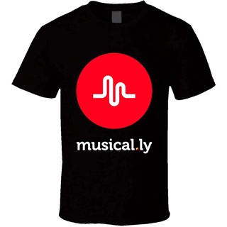 [COD]เสื้อยืดคอกลม พิมพ์ลาย Musical.ly แฟชั่นฤดูร้อน สําหรับผู้ชายS-5XL