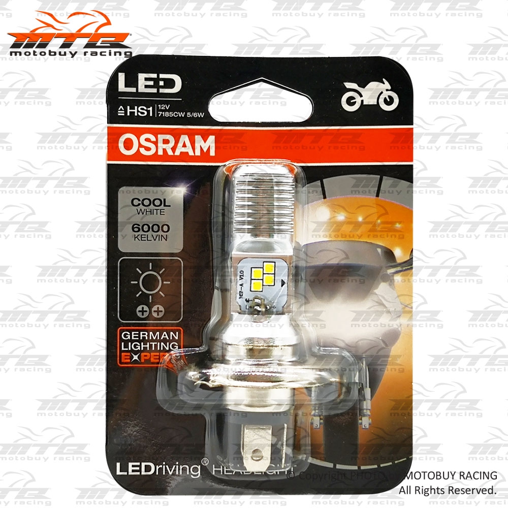 OSRAM MOTORCYCLE LED BUIB HS1 - COOL WHITE (6000 KELVIN)