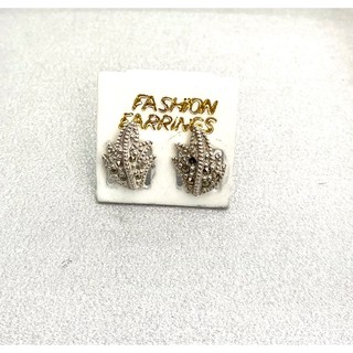 ต่างหูเงินแท้925 ตัวเรือนเงินแท้ประดับมาร์คาไซท์(Marcasite Earring)